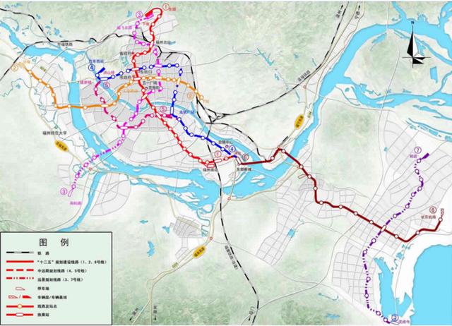 福州地铁最新规划图，构建现代化城市交通网络框架