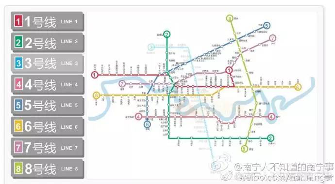 南宁地铁线路图最新概览，全面解析地铁网络布局